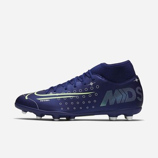 Ghete Fotbal Nike Mercurial Superfly 7 Club MDS MG Multi-Ground Dama Albastri Albi Negrii | PJZK-796